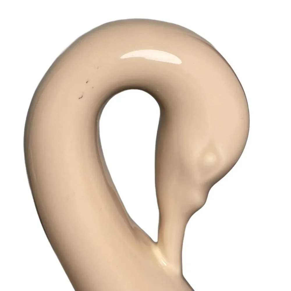 Vintage 80’s Collectible Porcelain Cream Colored Swan Soap Dish